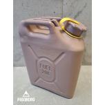 05577Y Scepter jerry can (military fuel can) 20L Sand / Yellow strap notes DIESEL