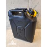 12018Y Scepter jerry can (military fuel can) 20L Black / Yellow strap notes DIESEL